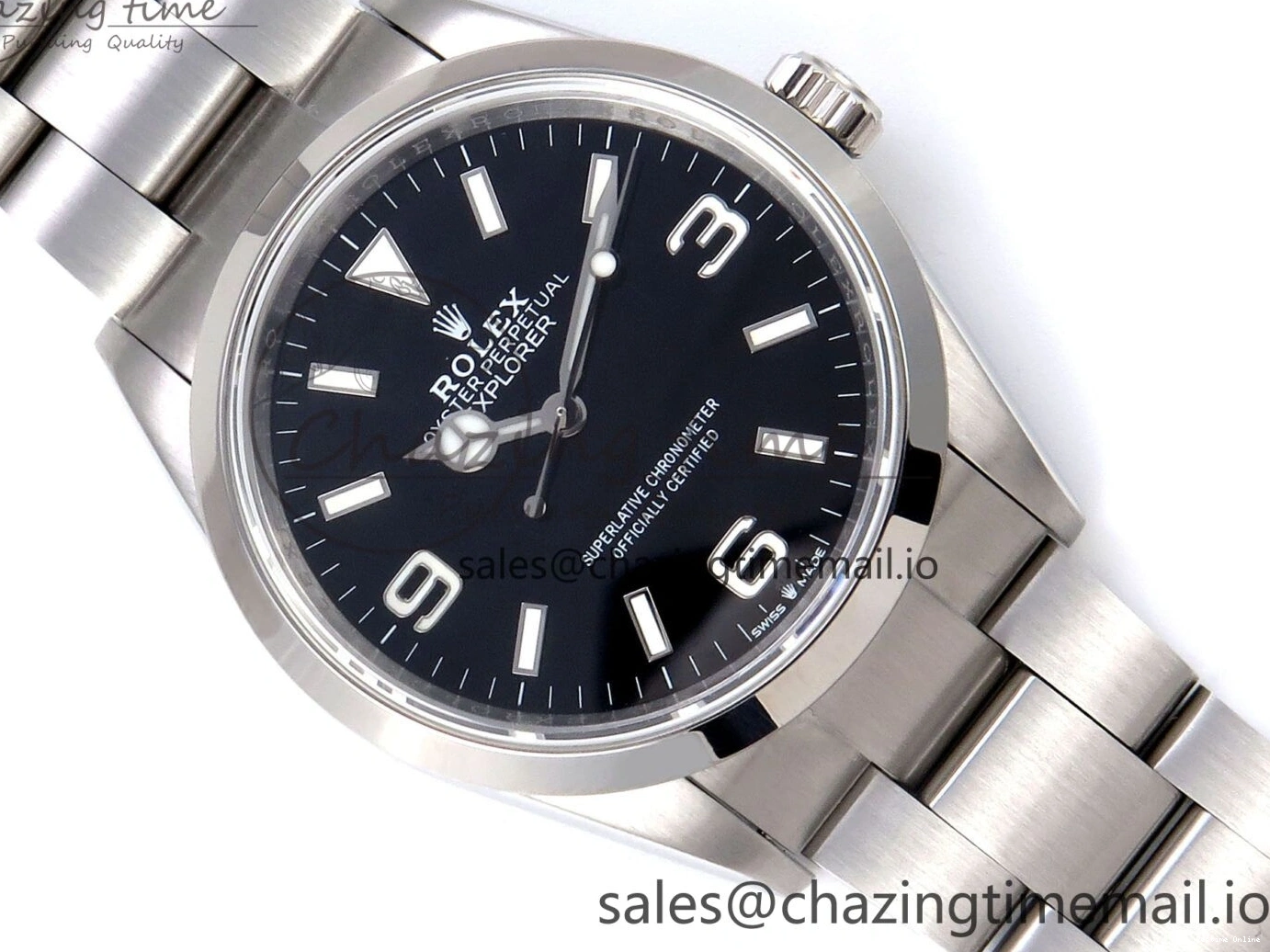 0122 Upgraded Explorer 36 904L Steel KRF 1:1 Best Edition Black Dial on SS Bracelet A2824 V 1179
